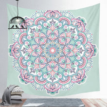 Load image into Gallery viewer, Mandala Background Hanging Colorful Tapestry