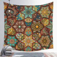 Load image into Gallery viewer, Mandala Background Hanging Colorful Tapestry