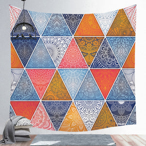 Mandala Background Hanging Colorful Tapestry