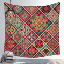 Load image into Gallery viewer, Mandala Background Hanging Colorful Tapestry