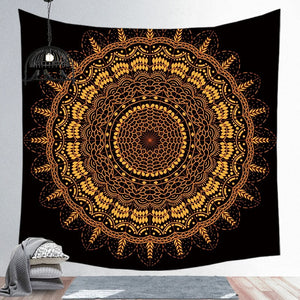 Mandala Background Hanging Colorful Tapestry