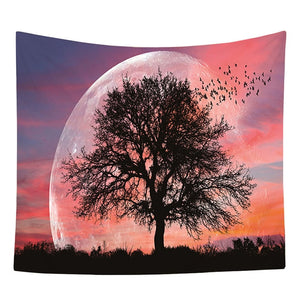 Beautiful Night Sky Sunshine Wall Tapestry