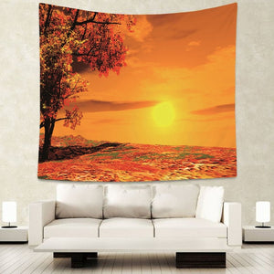 Beautiful Night Sky Sunshine Wall Tapestry