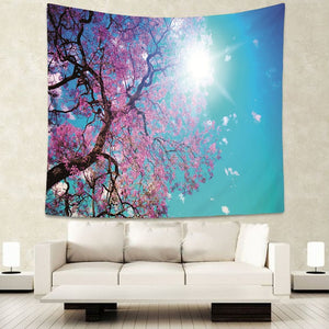 Beautiful Night Sky Sunshine Wall Tapestry