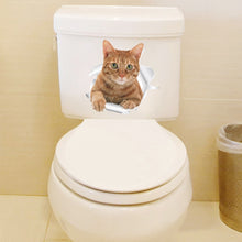 Load image into Gallery viewer, Cat Toilet Wall Stickers