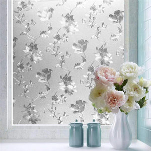 Waterproof Flower Window Wall Sticker