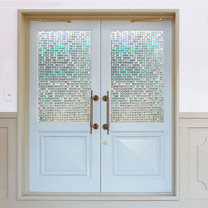 Static Cling Mosaic Decorative Door Glass