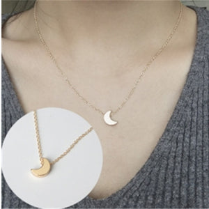 Little Moon Pendant Necklace