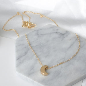 Little Moon Pendant Necklace