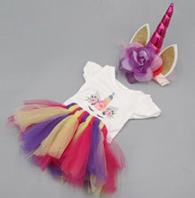 Load image into Gallery viewer, Unicorn Baby Dress