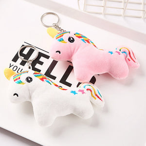 Unicorn Embroidery Key Chain