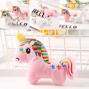 Unicorn Embroidery Key Chain