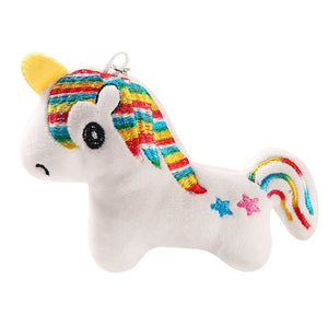 Unicorn Embroidery Key Chain