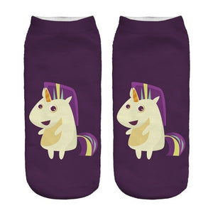 Unicorn Purple Socks