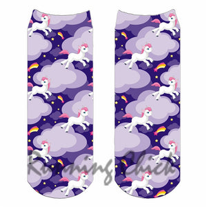 Cartoon Digital Print Socks