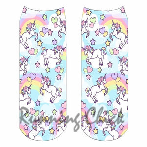 Cartoon Digital Print Socks