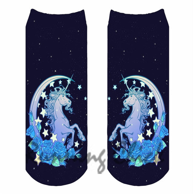 Cartoon Digital Print Socks