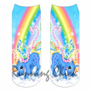 Cartoon Digital Print Socks