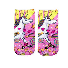 Load image into Gallery viewer, Unicorn Short Sock