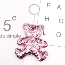 Load image into Gallery viewer, Sequin Elephant Key Pendant