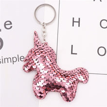 Load image into Gallery viewer, Sequin Elephant Key Pendant