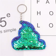 Load image into Gallery viewer, Sequin Elephant Key Pendant