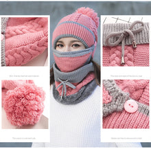 Load image into Gallery viewer, Winter Beanies Velvet Thick Bib Mask
