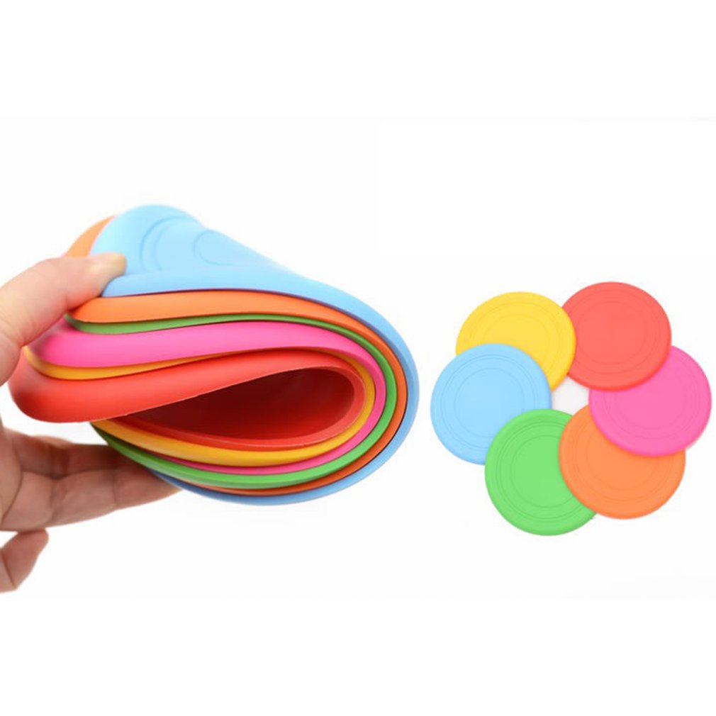 Throw Catch Disk Safety Flying Saucer Toys