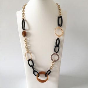 Circle Linked Necklace