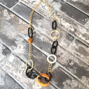 Circle Linked Necklace