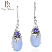 Load image into Gallery viewer, Moonstone Dangle Drop Earring