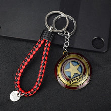 Load image into Gallery viewer, America Shield Key Chain