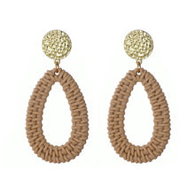 Load image into Gallery viewer, Acrylic Rattan Earrings