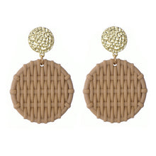 Load image into Gallery viewer, Acrylic Rattan Earrings