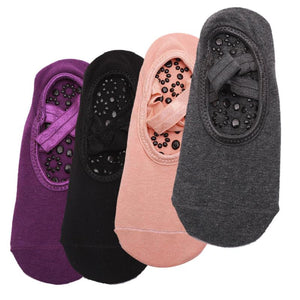 Women Anti Slip Bandage Yoga Socks