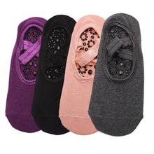 Load image into Gallery viewer, Women Anti Slip Bandage Yoga Socks