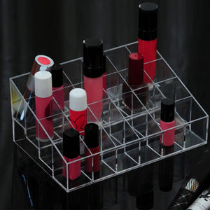 24 Grid Makeup Storage Box