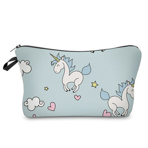 3D Unicorn Printing Makeup Bags