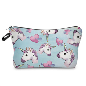 3D Unicorn Printing Makeup Bags