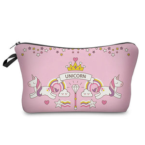 3D Unicorn Printing Makeup Bags