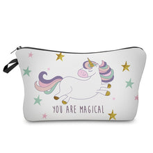 Load image into Gallery viewer, 3D Unicorn Printing Makeup Bags