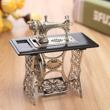 Load image into Gallery viewer, 1pcs Mini Vintage Sewing Machine Doll House Doll Cloth Model Accessories Home Furniture Toy Crafts Decoration