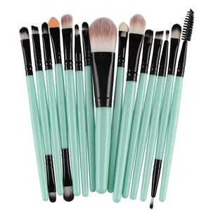 15Pcs Makeup Brushes Set