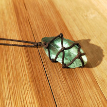 Load image into Gallery viewer, Blue-green Stone Fluorite Ornament