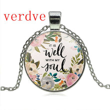 Load image into Gallery viewer, Quote Lettering Necklace