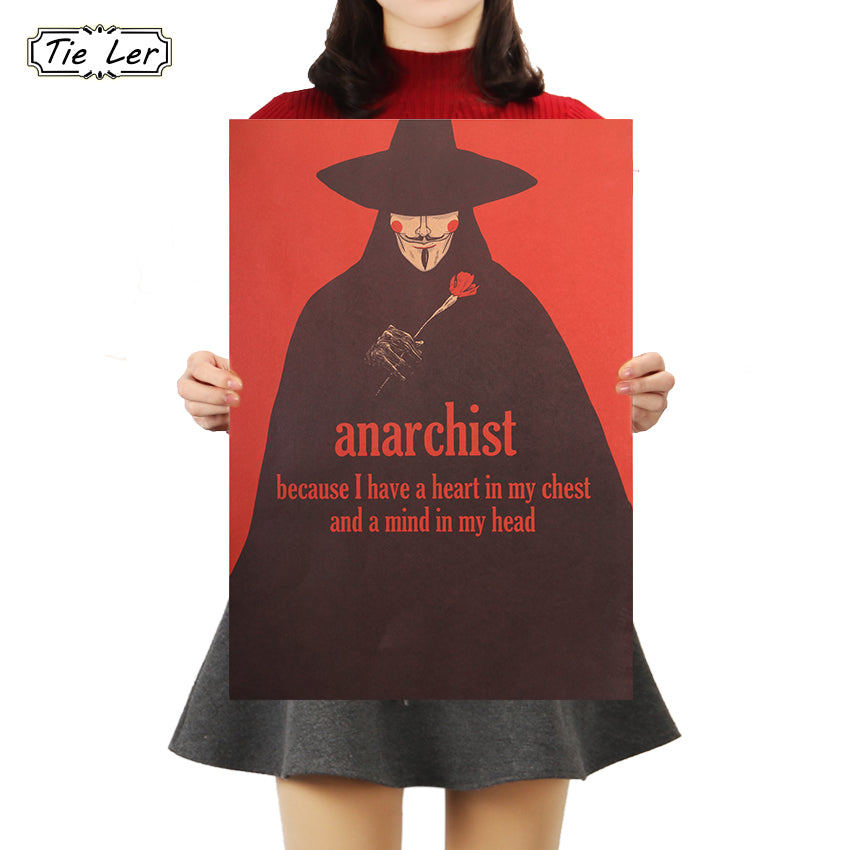 Vendetta Kraft Paper Poster