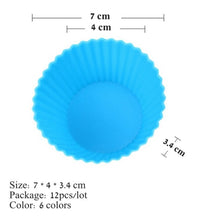 Load image into Gallery viewer, Round Shaped Silicon Cake Baking Cup