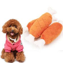 Load image into Gallery viewer, Bones Shape Plush Sound Chew Toys