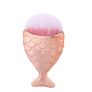 MUQGEW 1pcs Diamond Fish Makeup Brush Set Foundation Blending Power Eyeshadow Contour Concealer Blush Cosmetic Beauty Make Up