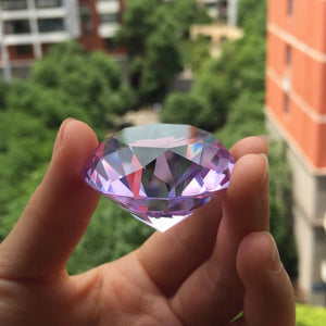 30mm Crystal glass Diamond Home Decor  ornaments FengShui Ornaments Decorative Ball For wedding miniatures Accessories Gifts